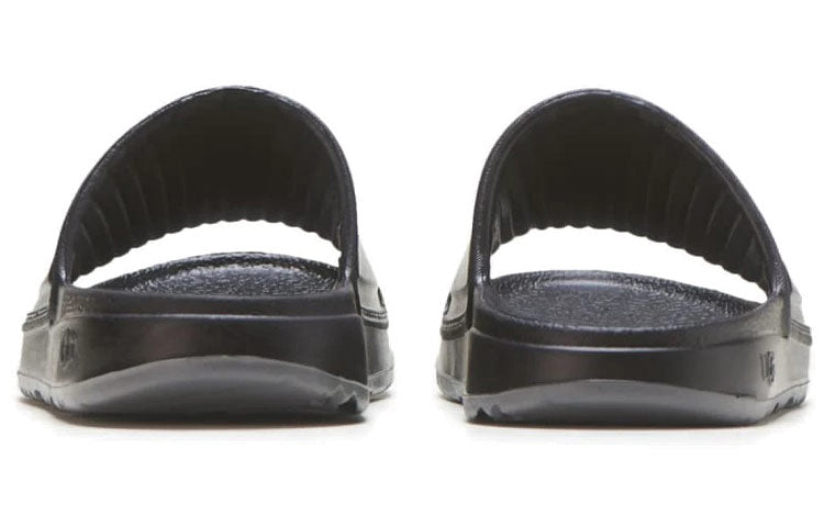 (WMNS) UGG Wilcox Slide Black Slippers 'White Black' 1113457-BLK