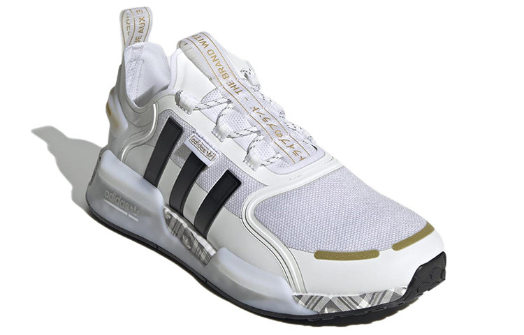 adidas NMD_R1 V3 'White Gold Plaid' ID6712