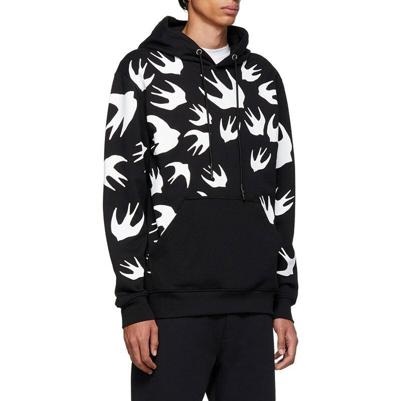 Alexander McQueen Pattern Sweatshirt 'Black' 545412-RLT72-1000