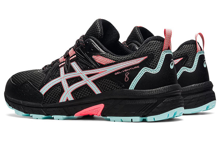 (WMNS) ASICS Gel-Venture 8 'Black Clear Blue' 1012A708-008
