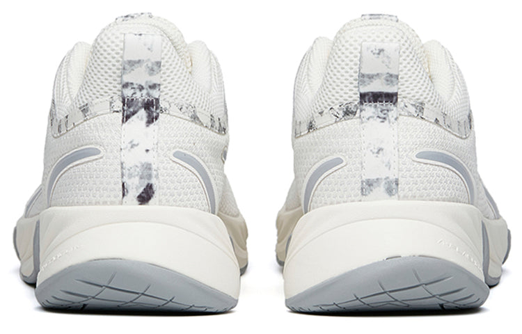 ANTA Running Series Sneakers 'White Grey with Ink Fog' 112145523-5