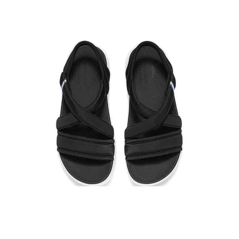 (WMNS) Skechers Beach Sandals 'Black' 114783-BLK