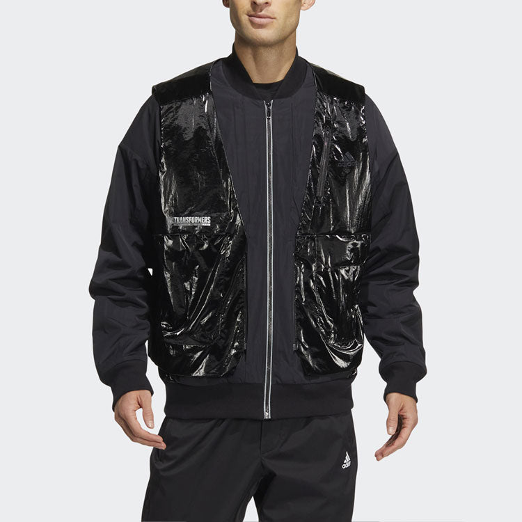adidas x Transformers Crossover CNY Sports 2 In 1 Vest Jacket Black HM7466