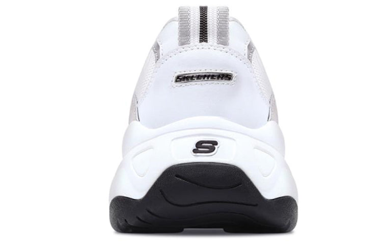 (WMNS) Skechers D'Lites 3.0 Running Shoes White/Grey 12955-WLGY