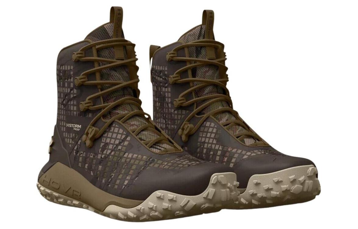 Under Armour HOVR Dawn Waterproof 2.0 Boots 'Brown Olive' 3025573900