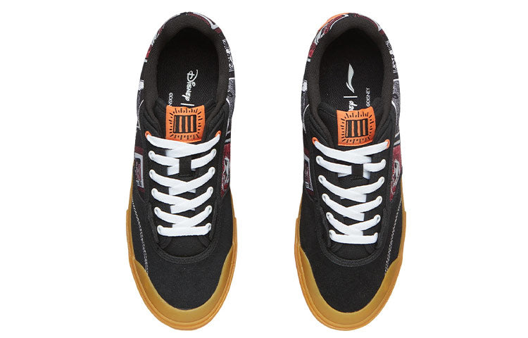 Li-Ning x Keith Haring Disney Shoes 'Black Tan' AECR049-2