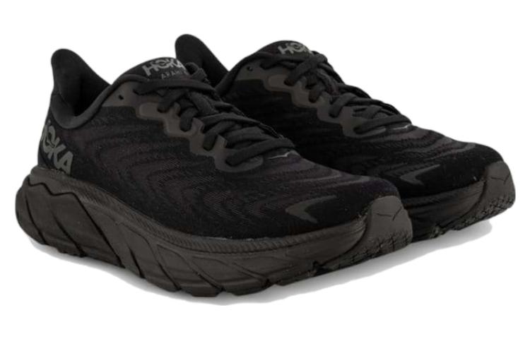 (WMNS) HOKA ONE ONE Arahi 6 Wide 'Black' 1123197-BBLC