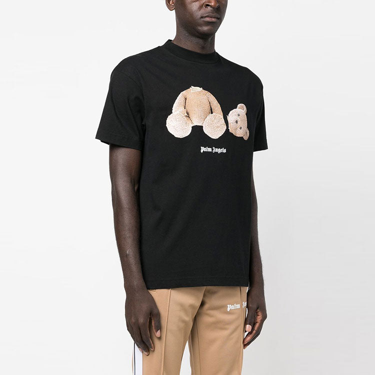 Palm Angels SS23 Bear-print classic T-shirt 'Black' PMAA001C99JER0141060