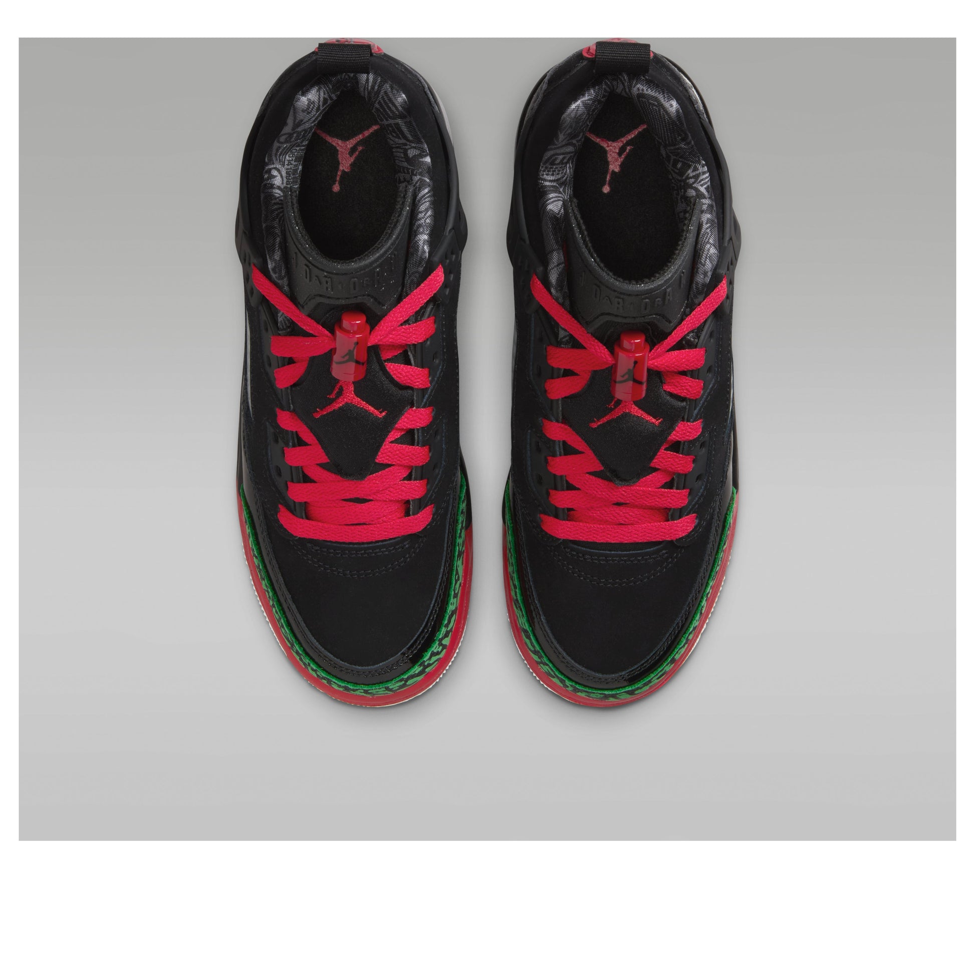 (GS) Air Jordan Spizike Low 'Black Classic Green Red' FQ3950-060