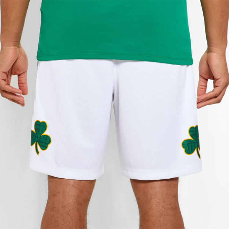 Nike NBA City Edition Swingman Boston Celtics Shorts White Green 912078-100