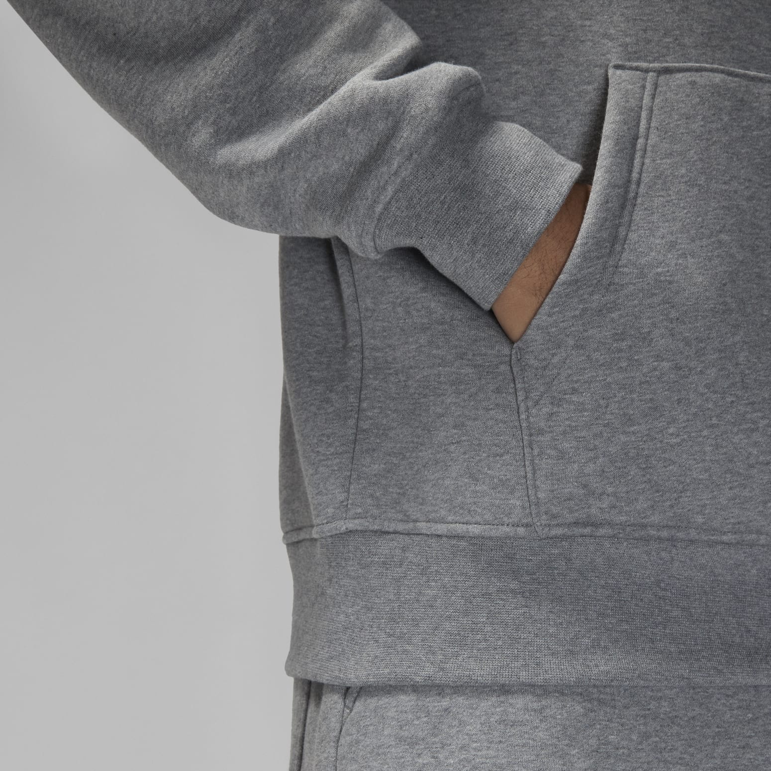 Air Jordan Logo Popover Hoodie 'Grey' DQ7466-091