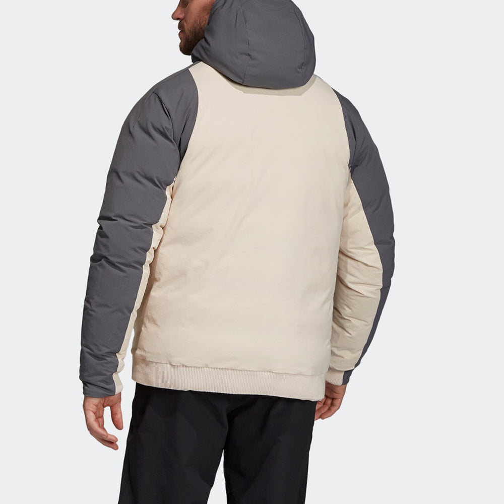 adidas Vrct Jkt Down Jacket For Men Brown/Grey FM2875