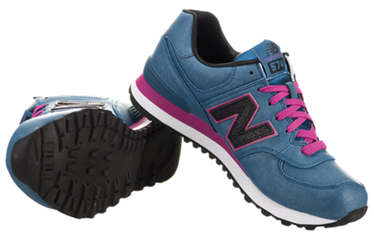 (WMNS) New Balance 574 Series Sneakers 'Blue Rose Red' WL574MBR