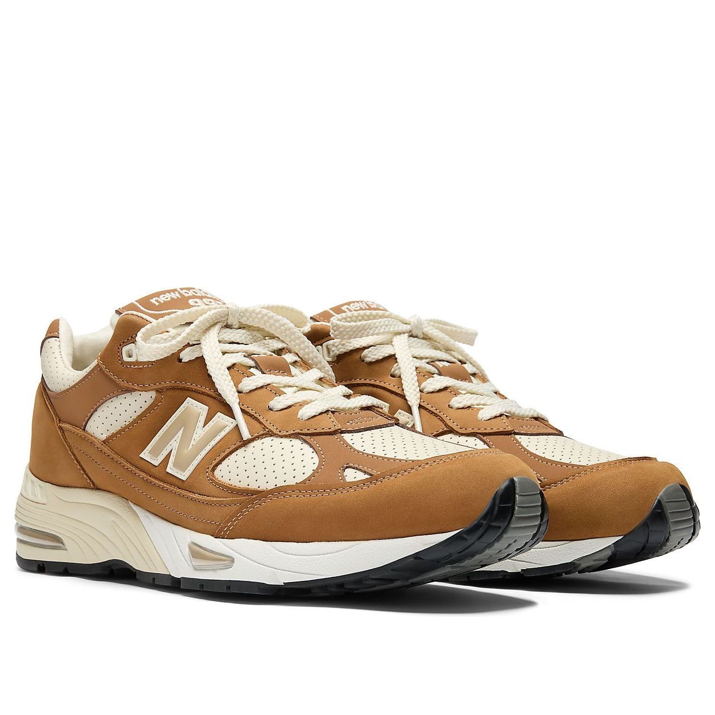 (WMNS) New Balance 991v1 Made in UK 'Chipmunk Birch' W991TW1