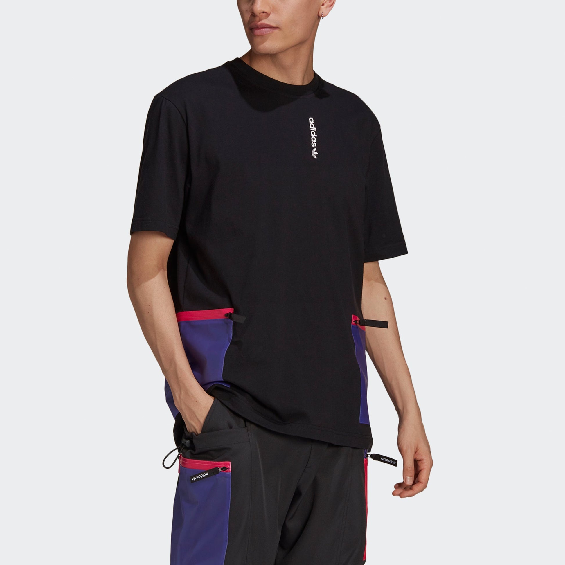 adidas originals MENS G Sports Printed Short Sleeve Black H09355
