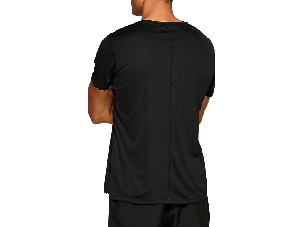 ASICS Silver Short Sleeve Top 'Performance Black' 2011C366-001