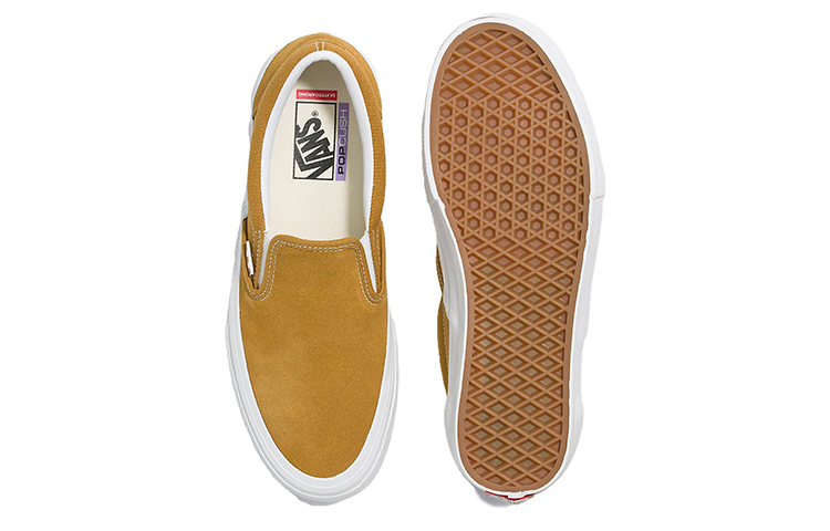 Vans Skate Slip On 'Gold White' VN0A5FCAGLW