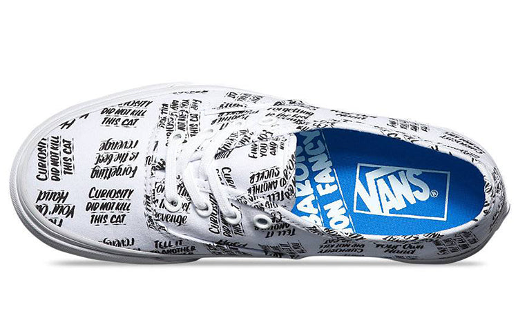Vans Baron Von Fancy x Authentic 'White Black' VN0003B9I9Y