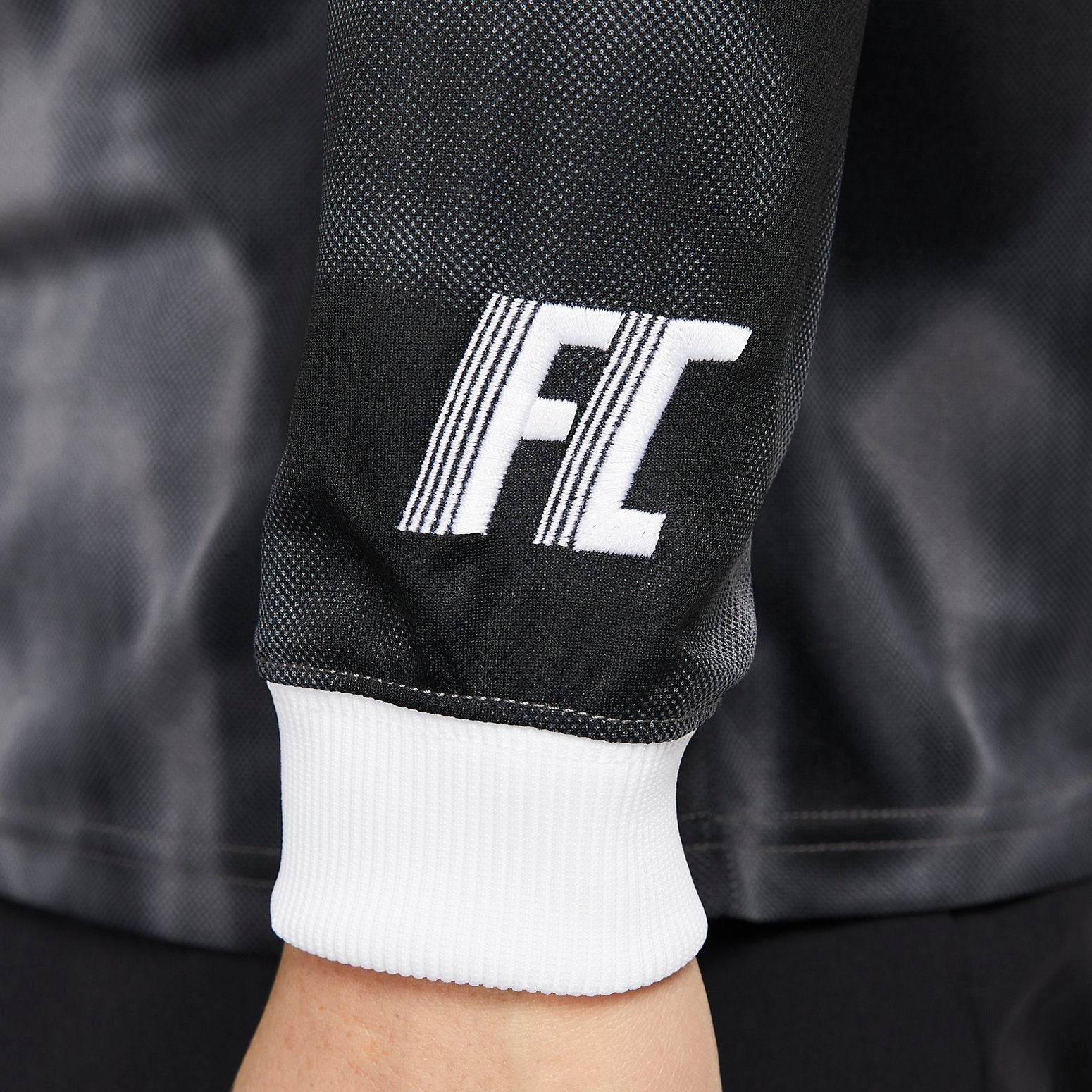 Nike Dir-Fit FC Graphic Long-Sleeved T-shirt 'Black' DV9799-068