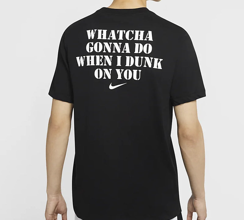 Nike Dri-FIT Dunk Basketball Printing Short Sleeve Black CD1287-010