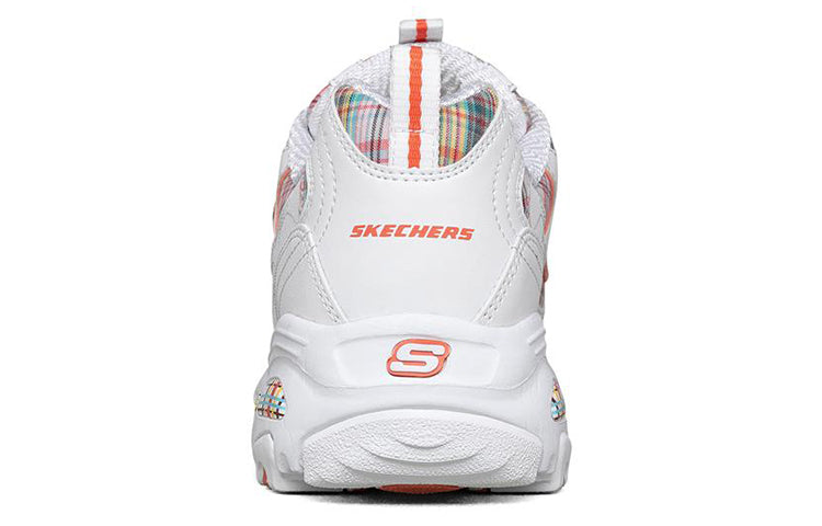 (WMNS) Skechers D Lites 1.0 Low Top Running Shoes White 149467-WMLT