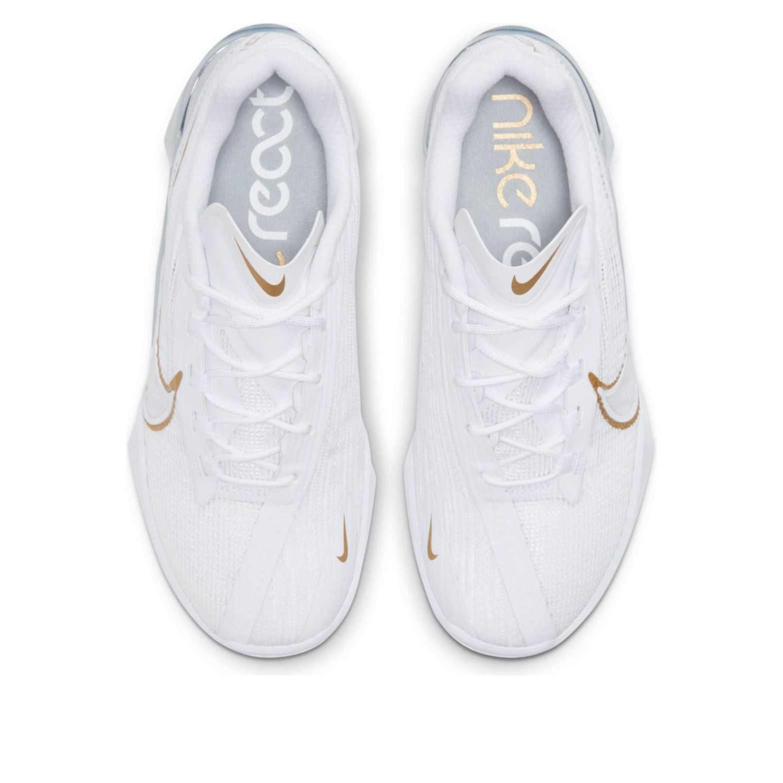 (WMNS) Nike React Metcon Turbo 'White Metallic Gold' CT1249-100