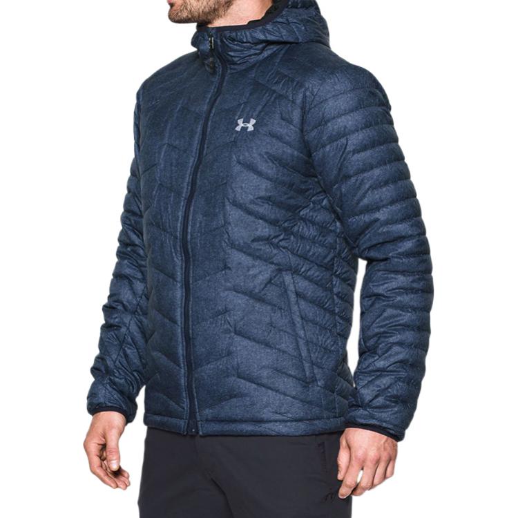 Under Armour ColdGear Reactor Hooded Jacket 'Navy' 1303059-410