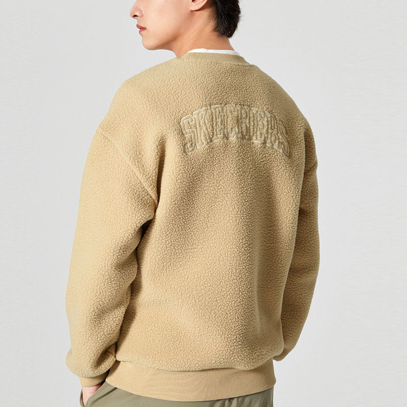 Skechers Letter Printed Crew Sweater 'Tan' L322U091-028R