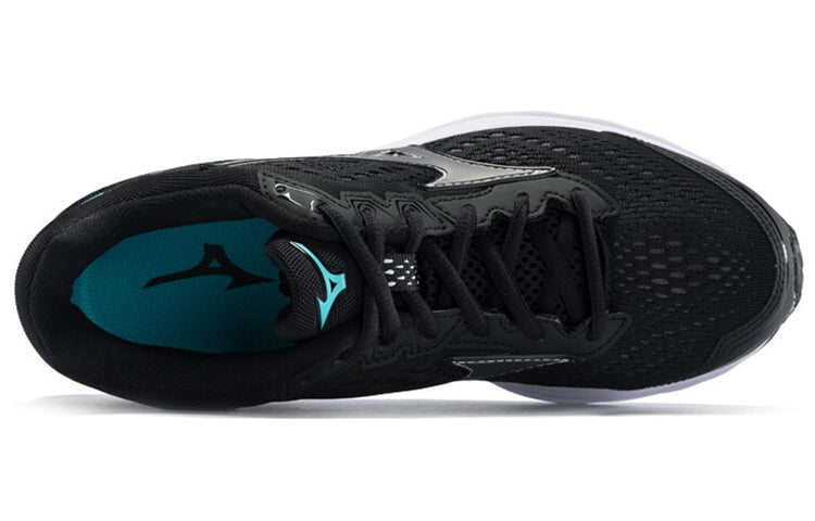 (WMNS) Mizuno Rider 22 Black/Blue J1GD183110