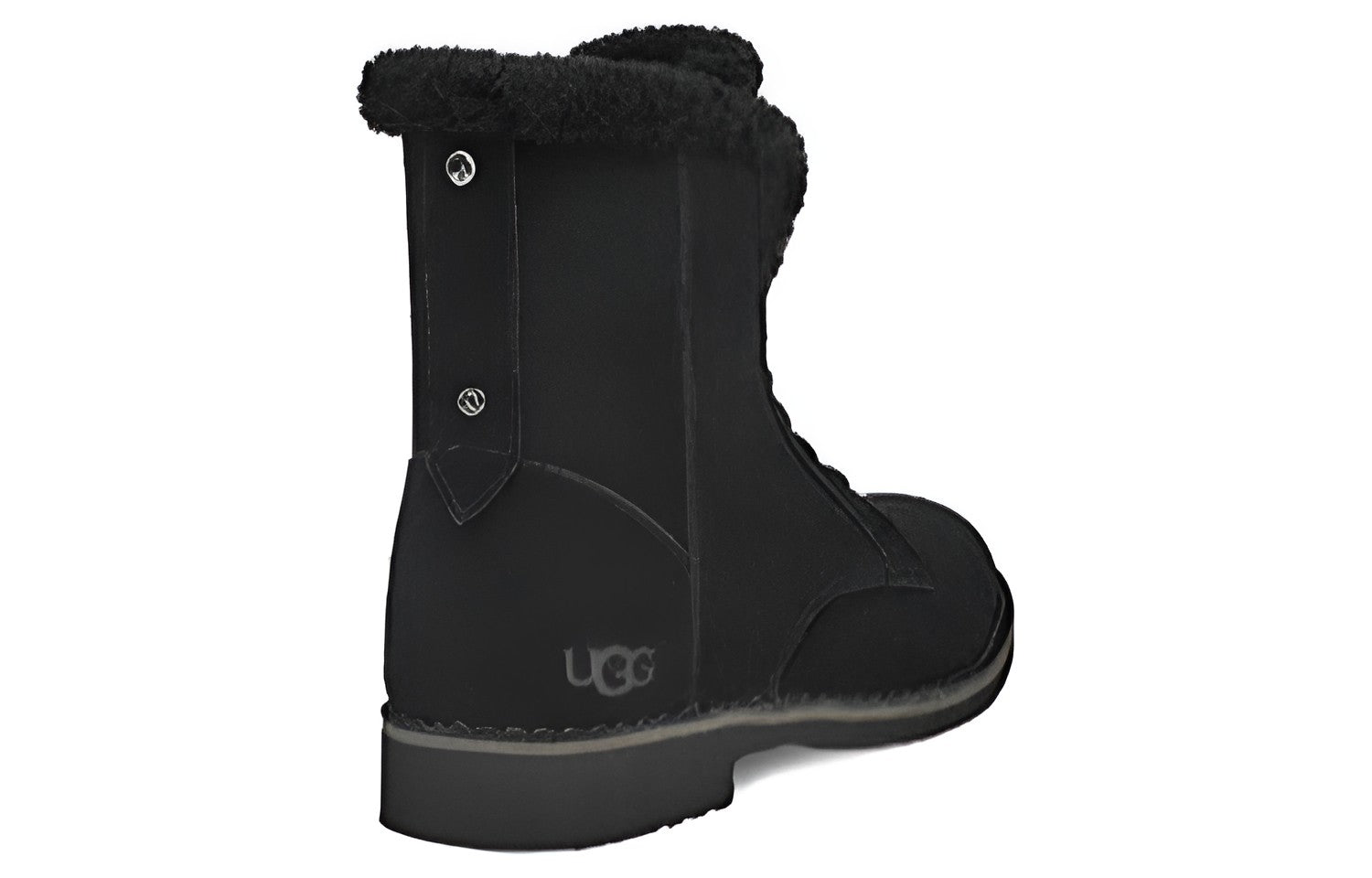 (WMNS) UGG Quincy Boots 'Black' 1129810-BLK