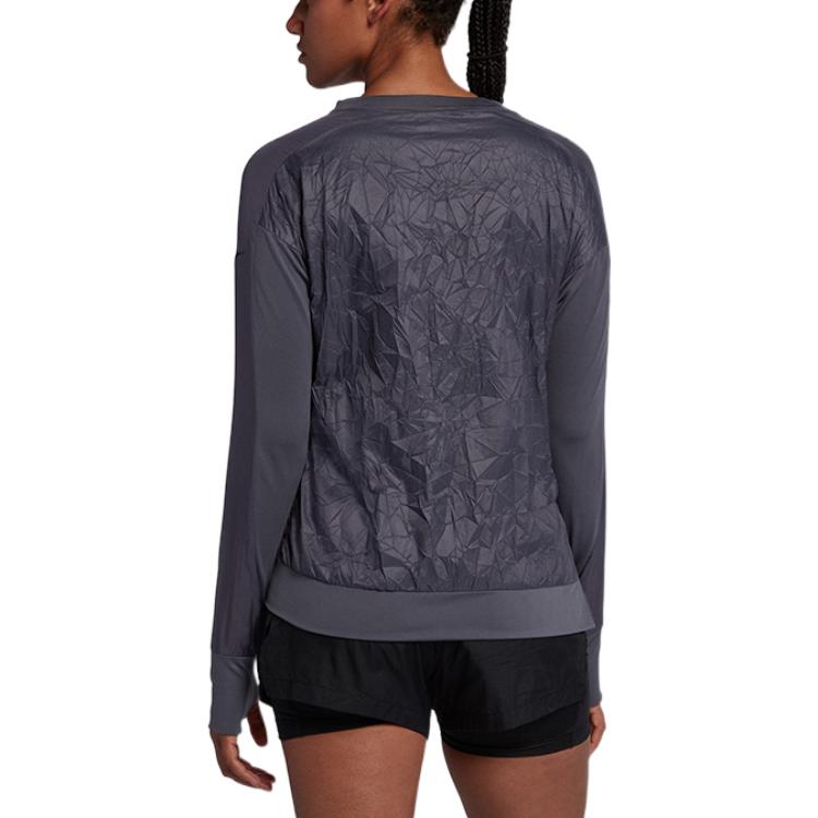 (WMNS) Nike Run Division Pullover 'Grey' 929129-081