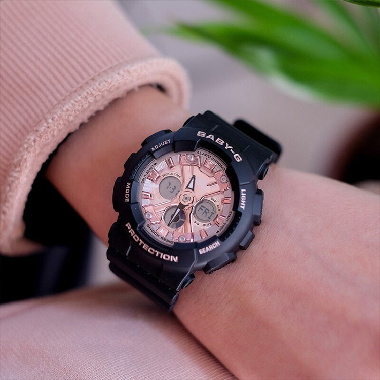 CASIO Baby-G 'Black Rose Gold' BA-130-1A4