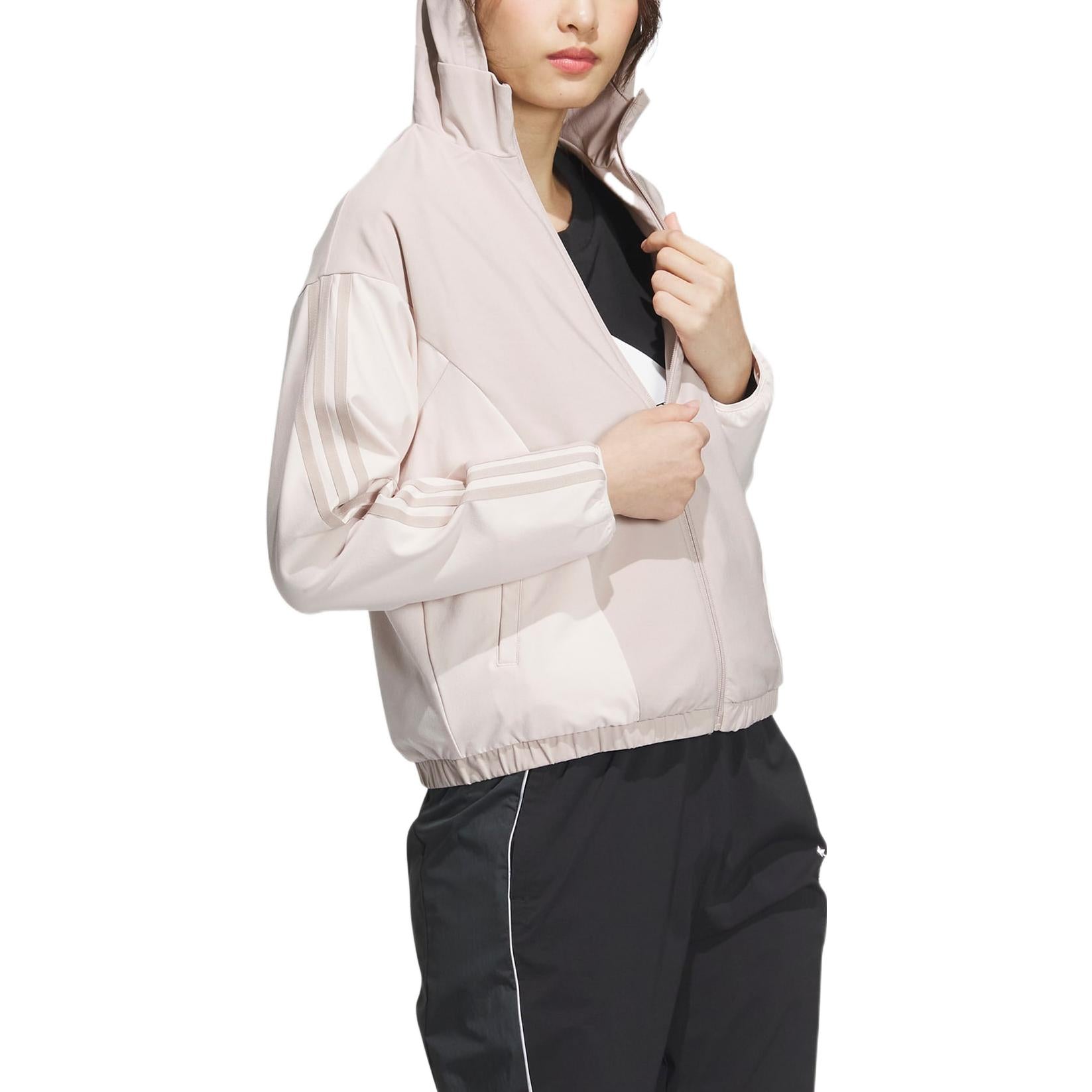 (WMNS) adidas Must Haves Woven Jackets 'Beige' HY2881