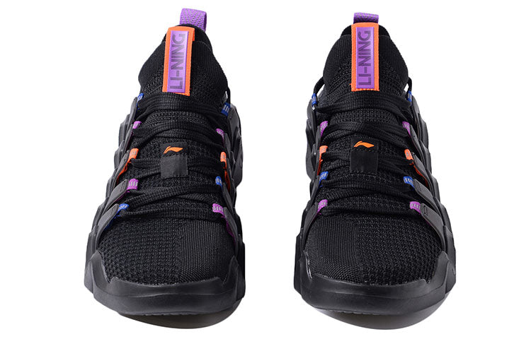 Li-Ning Crazy Run Flex 'Black Purple' ARKR007-1