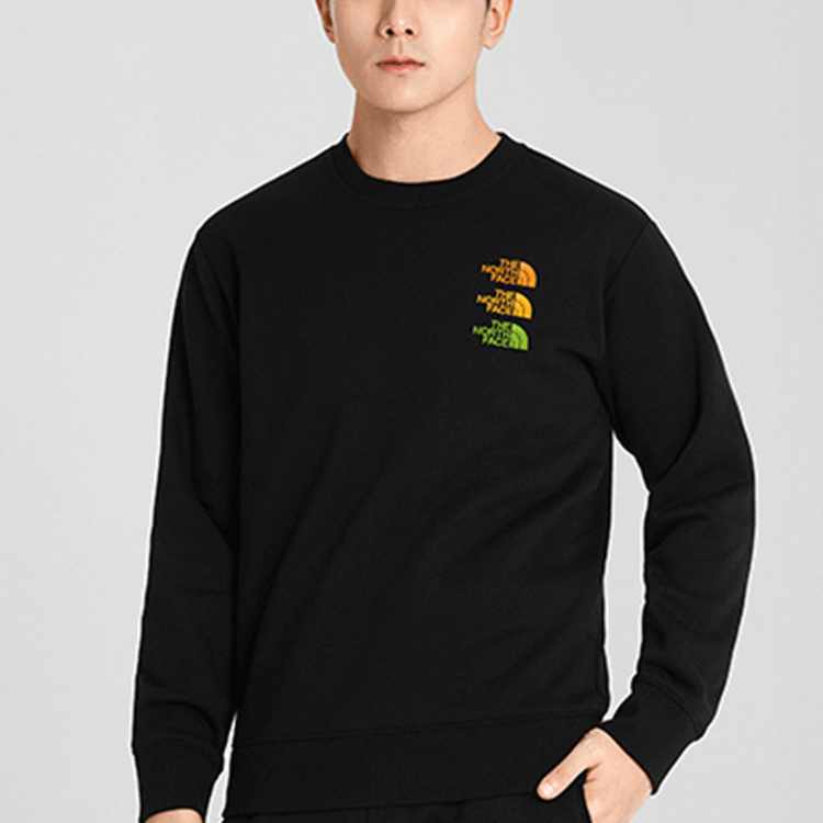THE NORTH FACE Logo Grpahic Sweater 'Black' NF0A7W88-JK3