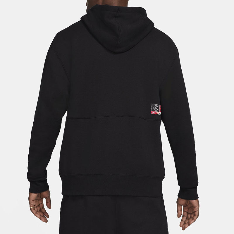 Air Jordan Logo Print Basketball Hoodies 'Black' CV2744-010