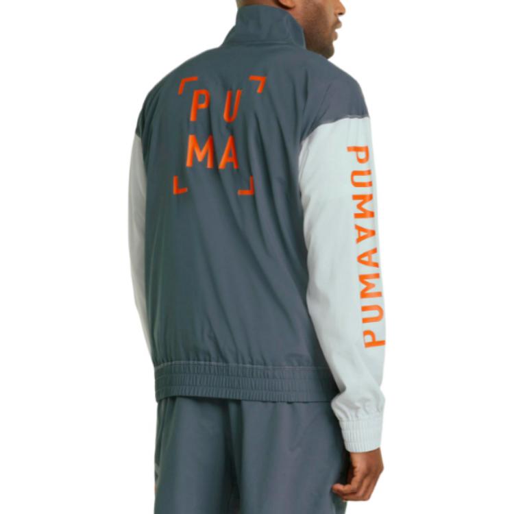 PUMA Logo 1/2 Zip Men's Training Jacket 'Teal' 521540-42