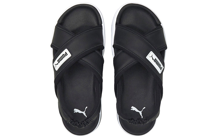 (WMNS) PUMA Mayze Sandal 'Black White' 384830-01