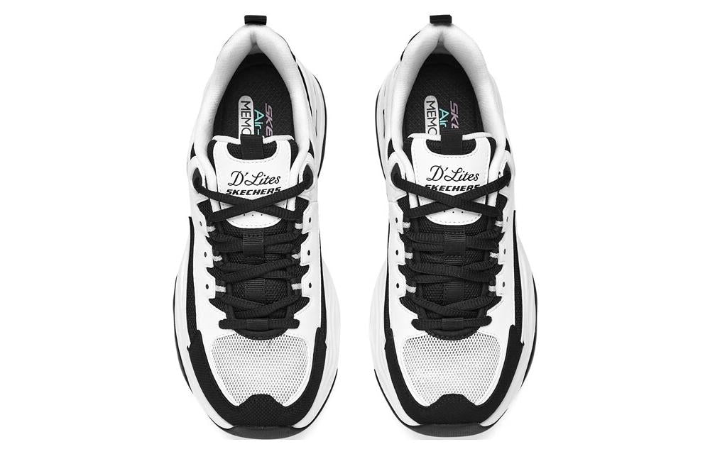 (WMNS) Skechers DLITES 4.0 'White Black' 896114-WBK