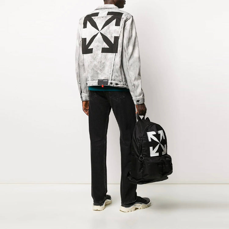 Off-White SS20 Arrows Printing Jacket Men Grey OMYE005S208120257510