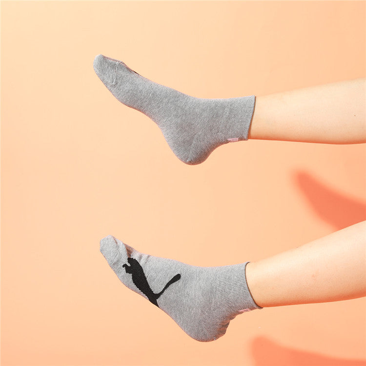 PUMA Sneaker Socks 3 pack 'Black Grey White' 100000496-003