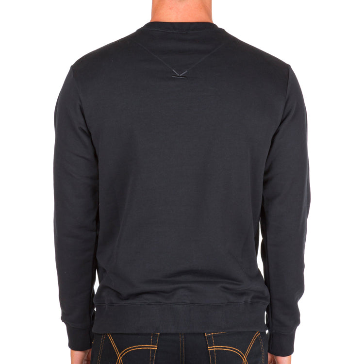 Men's KENZO Alphabet Round Neck Pullover Black F965SW0004MD-99