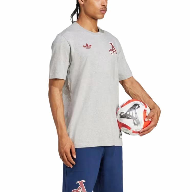 adidas Arsenal VRCT T-Shirt Asia Sizing 'Grey' JL6111