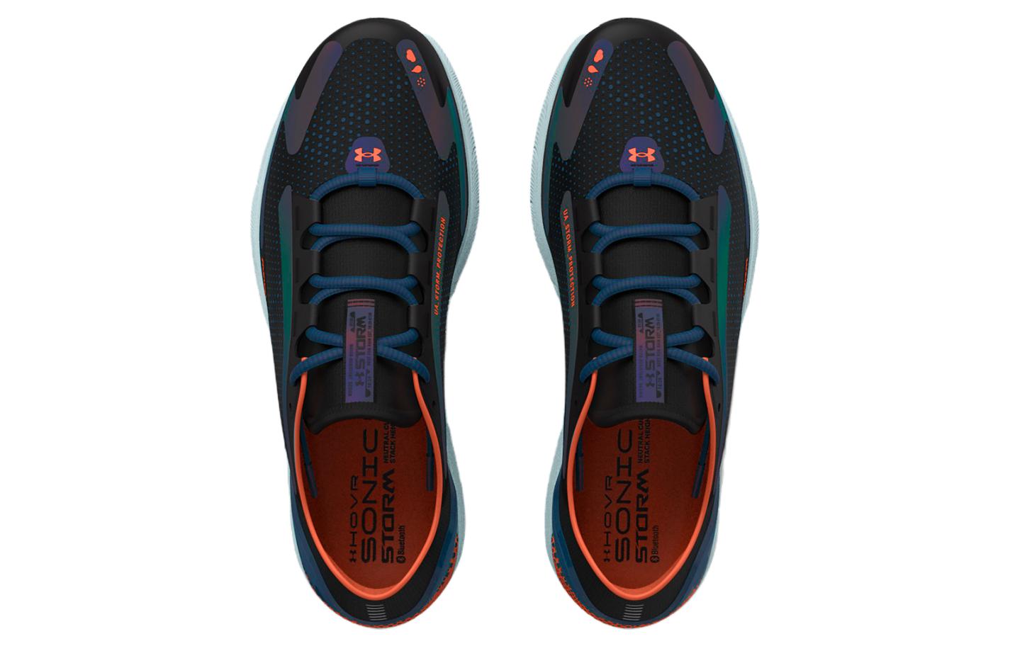 (WMNS) Under Armour HOVR Sonic 5 Storm 'Black Petrol Blue' 3025459-002