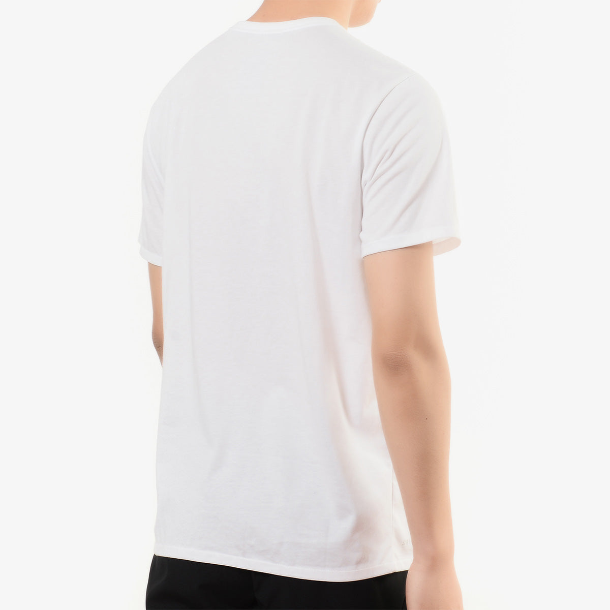 Men's Nike Chinese Character Alphabet Printing Sports Round Neck Short Sleeve White T-Shirt AR4930-100