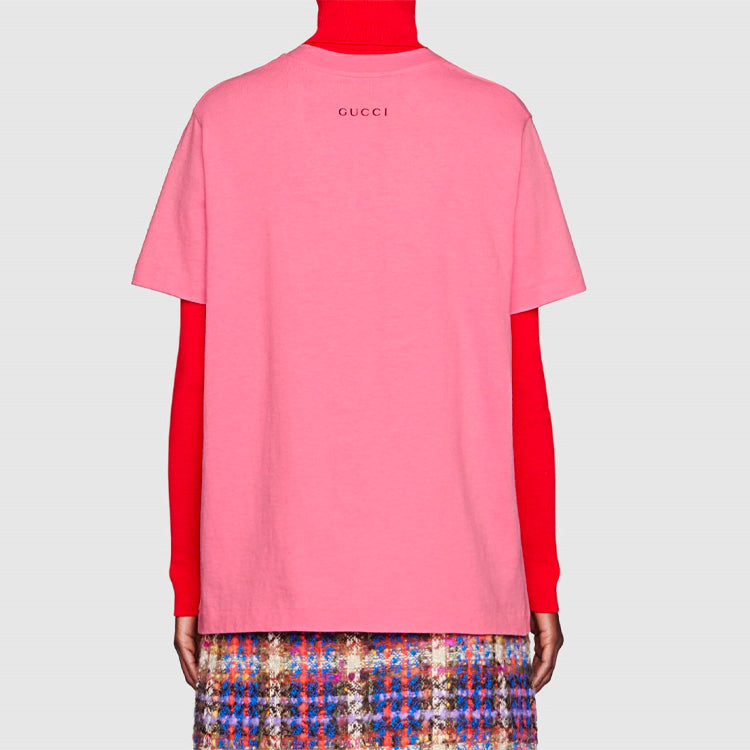 (WMNS) Gucci GG apple print Apple Printing Female Pink 580762-XJB7U-5412