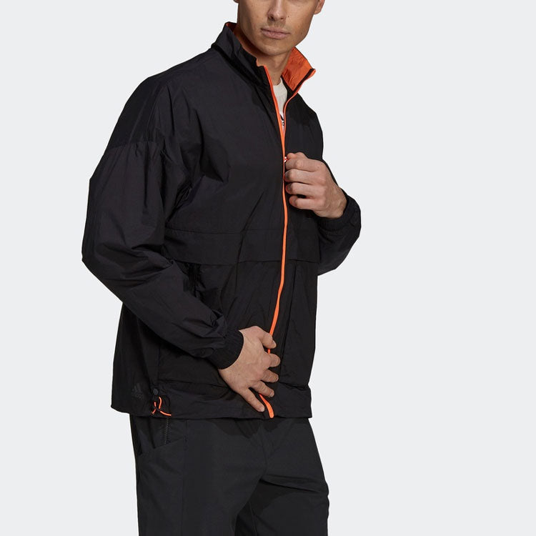 adidas Ub Wb Astro Sports Windproof Stand Collar Jacket Black GU1756