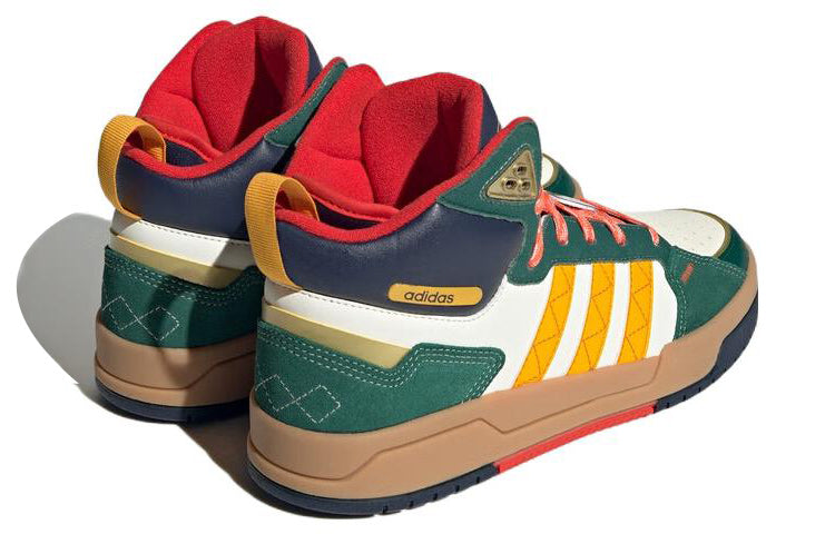 adidas neo 100DB 'White Green Brown' ID4178