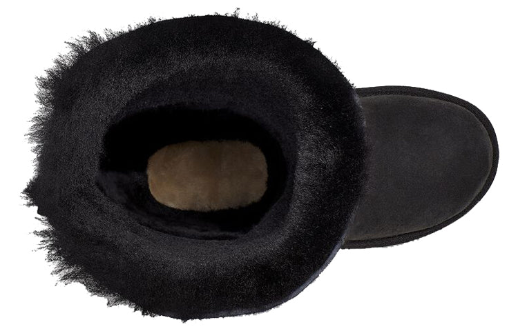 (WMNS) UGG Over The Knee Bailey Button Boots 'Black' 1007536-BLK