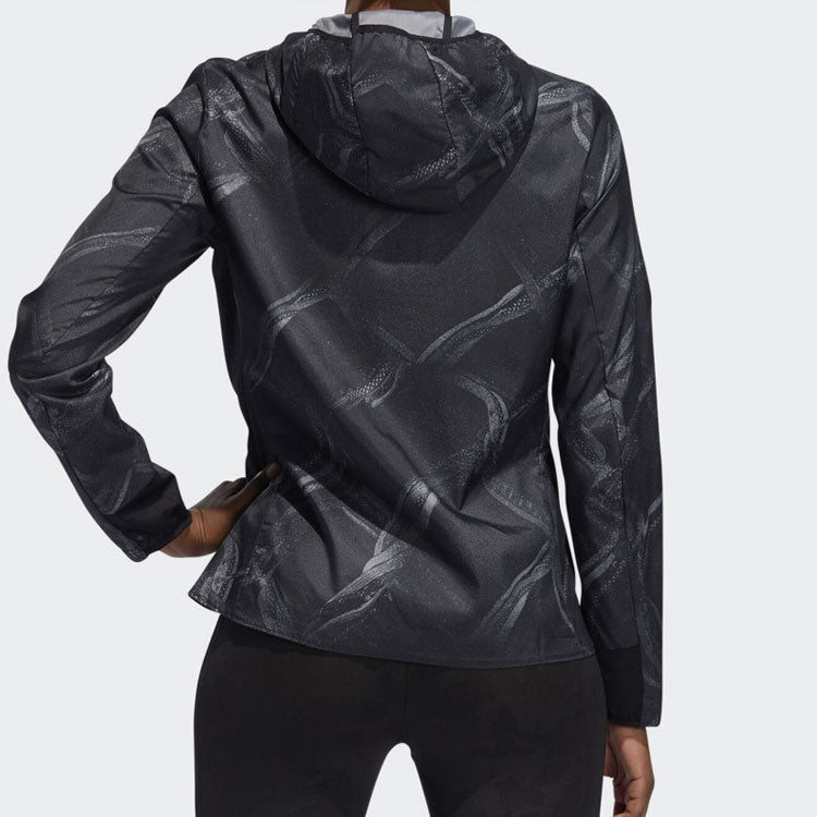(WMNS) adidas Training Sports Hooded Jacket Black DW5960